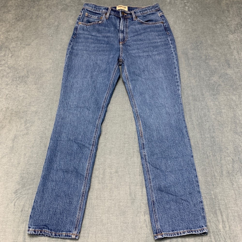 VTG Kirkland Signature Jeans Womens 6 30x28.5 Blue Denim High Rise Straight Fit